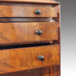 Victorian mahogany Wellington chest - Image 6