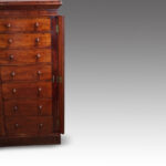 Victorian mahogany Wellington chest - Image 2