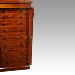 Victorian mahogany Wellington chest - Image 3