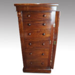 Victorian mahogany Wellington chest - Image 6