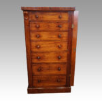 Victorian mahogany Wellington chest - Image 2