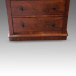 Victorian mahogany Wellington chest - Image 8