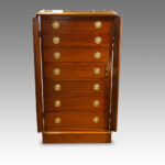 Victorian mahogany Wellington chest - Image 2