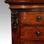 Victorian mahogany Wellington chest - Image 4