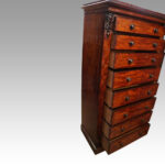 Victorian mahogany Wellington chest - Image 8