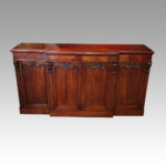 Victorian mahogany breakfront sideboard