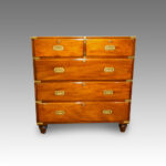 Victorian mahogany campaign chest Now Sold