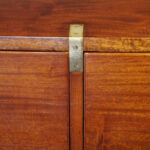 Victorian mahogany campaign chest - Image 13