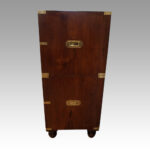 Victorian mahogany campaign chest - Image 11