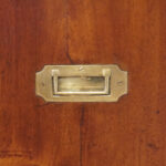 Victorian mahogany campaign chest - Image 10