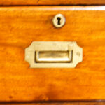 Victorian mahogany campaign chest Now Sold - Image 4