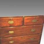 Victorian mahogany campaign chest Now Sold - Image 3