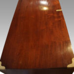 Victorian mahogany campaign chest - Image 6