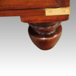Victorian mahogany campaign chest - Image 5
