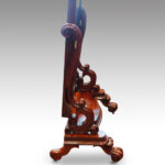 Victorian mahogany cheval mirror NOW SOLD - Image 4