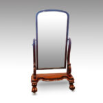Victorian mahogany cheval mirror NOW SOLD - Image 6