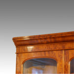 Victorian mahogany cabinet bookcase - Image 7