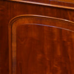 Victorian mahogany cabinet bookcase - Image 6