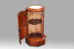 Victorian mahogany cylindrical bedside cabinet - Image 3