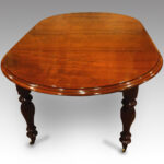 Victorian mahogany extending circular dining table Now Sold