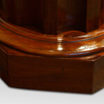 Victorian mahogany circular bedside cabinet - Image 3