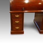 Victorian mahogany cylinder desk Now Sold - Image 2
