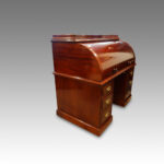 Victorian mahogany cylinder desk Now Sold - Image 10