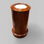 Victorian mahogany cylindrical pot cupboard - Image 2
