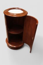 Victorian mahogany cylindrical pot cupboard - Image 5