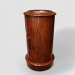 Victorian mahogany cylindrical pot cupboard