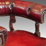 Victorian desk chair by James Shoolbred - Image 6