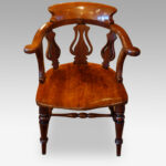 Victorian mahogany desk chair