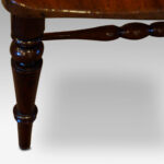 Victorian mahogany desk chair - Image 7