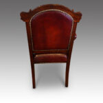 Victorian mahogany desk chair - Image 6
