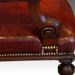 Victorian mahogany desk chair - Image 5