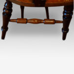 Victorian mahogany desk chair - Image 4