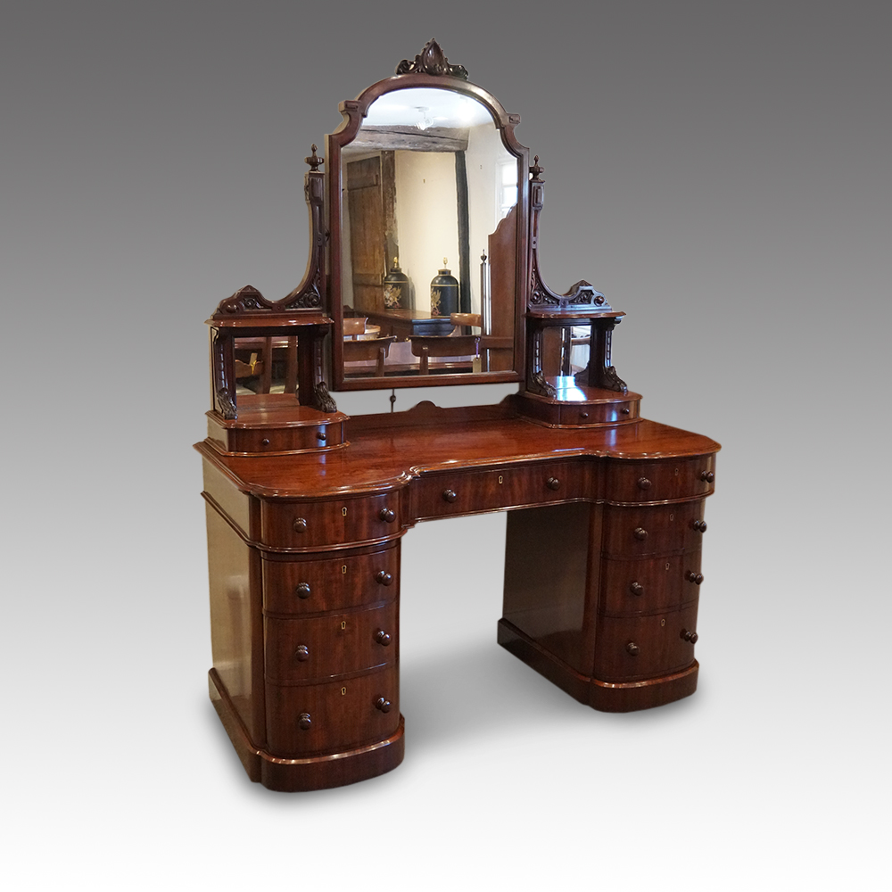 Victorian-mahogany-dressing-table.jpg Victorian mahogany dressing table - Image 1