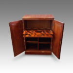 Victorian mahogany drinks cupboard