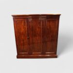 Victorian mahogany dwarf wardrobe