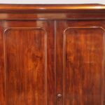 Victorian mahogany dwarf wardrobe - Image 8