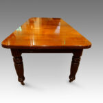 Victorian mahogany extending dining table 1880's - Image 4