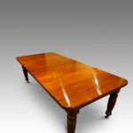 Victorian mahogany extending dining table 1880's