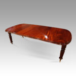 Victorian mahogany extending dining table - Image 2