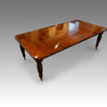 Victorian mahogany extending dining table, circa 1880