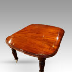 Victorian mahogany extending dining table - Image 4