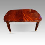 Victorian mahogany extending dining table - Image 3