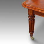 Victorian mahogany extending dining table - Image 7