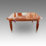 Victorian mahogany extending dining table - Image 9