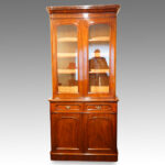 Victorian mahogany chiffonier bookcase with glazed top Now Sold
