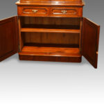 Victorian mahogany chiffonier bookcase with glazed top Now Sold - Image 5